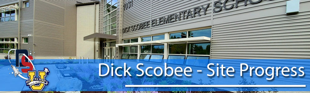 Dick Scobee web banner - site progress. 